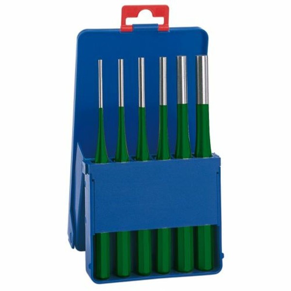 Set of cylindrical pin punches ATM Green 6 Pieces