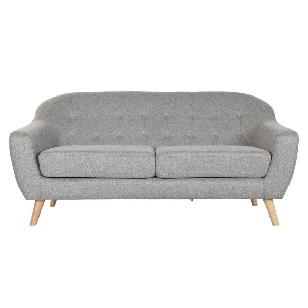 Sofa Home ESPRIT Pilka Kreminė Natūralus Scandi 172 x 82 x 82 cm