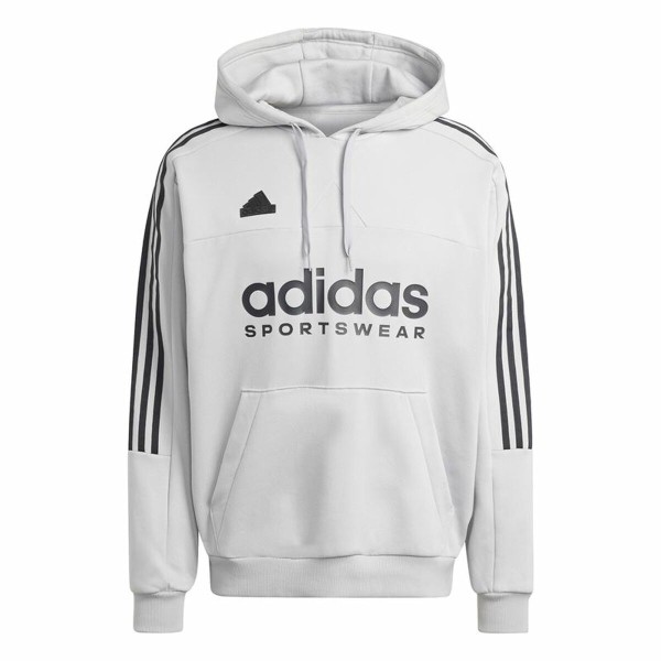 Толстовка с капюшоном мужская Adidas House Of Tiro Fleece Серый XS