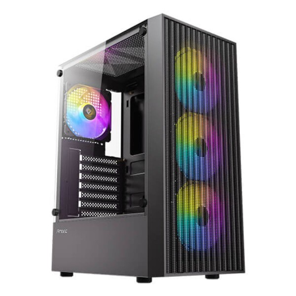 ATX pusiau bokšto tipo korpusas Antec AX27 RGB Juoda