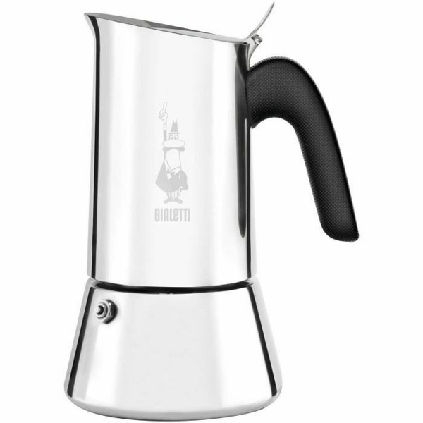 Итальянская Kофеварка Bialetti NEW VENUS Серебристый Металл Нержавеющая сталь
