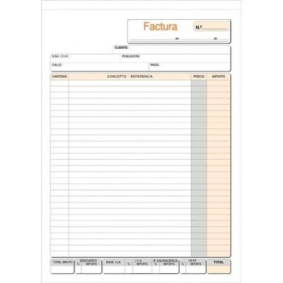 Invoice Check-book A4 (10...