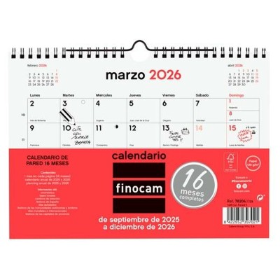 Wall calendar Finocam Paper...