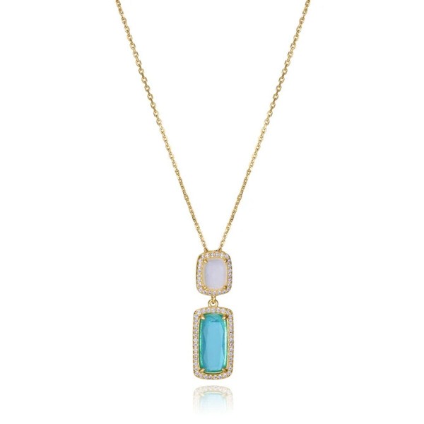 Ladies' Necklace Viceroy 2305C100-59 Golden Blue