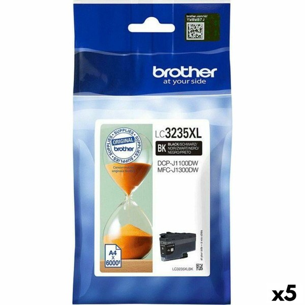 Original Ink Cartridge Brother LC3235XL Black (5 Units)