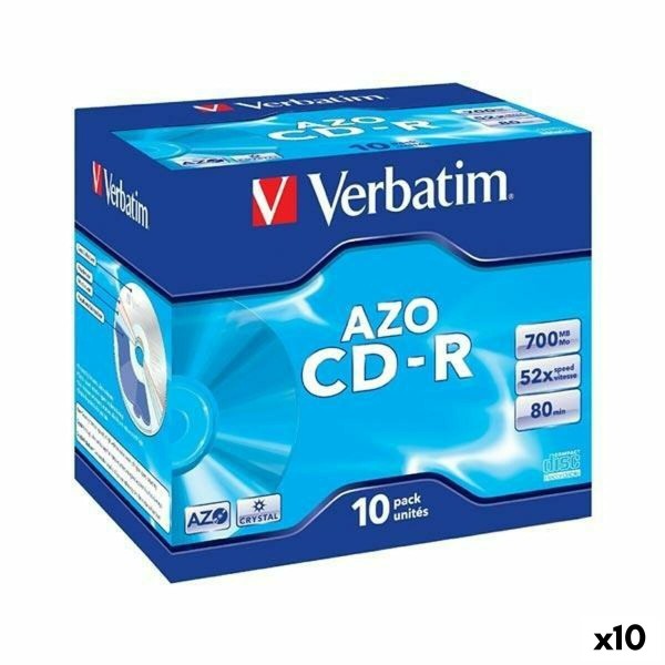 CD-R Verbatim AZO 700 MB 52x 10 Dalys (10 vnt.)