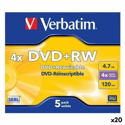 DVD+RW Verbatim 4,7 GB 4x 5...