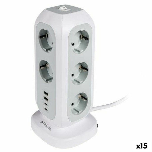 Circuit board Verbatim White (2 m) (15 Units)