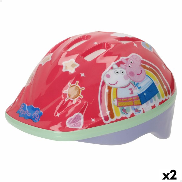 Children's Cycling Helmet Peppa Pig Red 48-52 cm