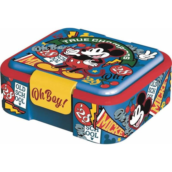 Sviestmaižu Kastīte Mickey Mouse True Champions 18 x 16 x 6,5 cm