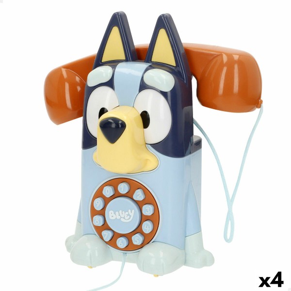 Mängutelefon Bluey Plastmass 16 x 18 x 8 cm (4 Ühikut)