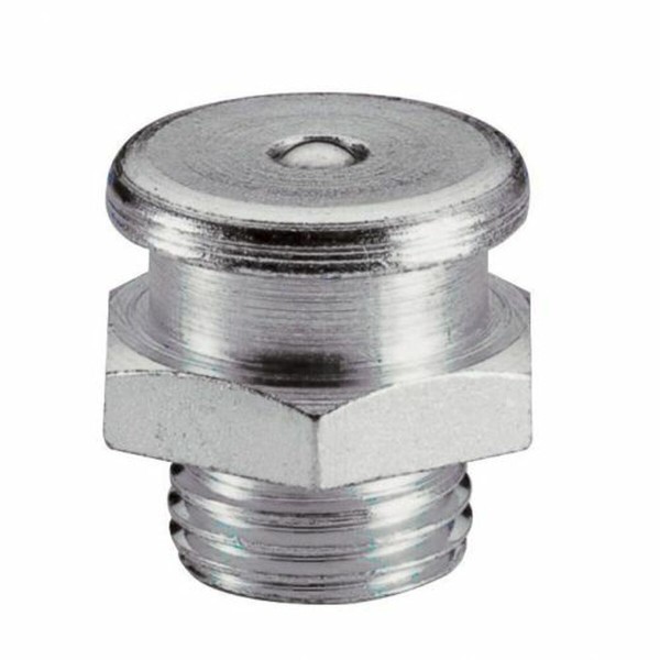 Straight flat-head grease nipple UMETA 3404