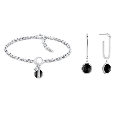 Bracelet and Earrings Set...