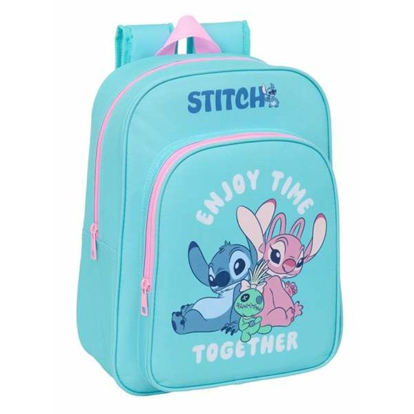 School Bag Stitch Blue 26 x 34 x 11 cm