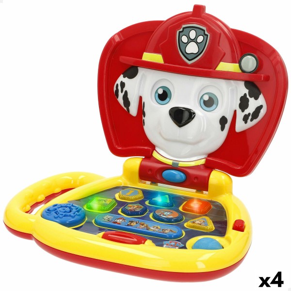 Lelutietokone The Paw Patrol Englantilainen 20 x 17 x 14 cm Monivärinen (4 osaa)