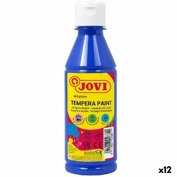 Tempera Jovi Tamsiai mėlyna 250 ml (12 vnt.)