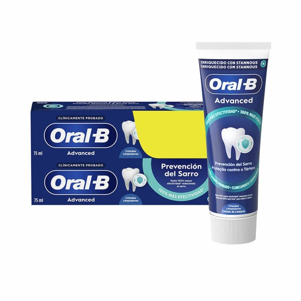 Anti-Plaque Toothpaste Oral-B ADVANCED 75 ml 2 Units