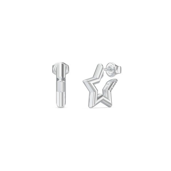 Ladies' Earrings Guess JUBE05539JWRHT-U Silver