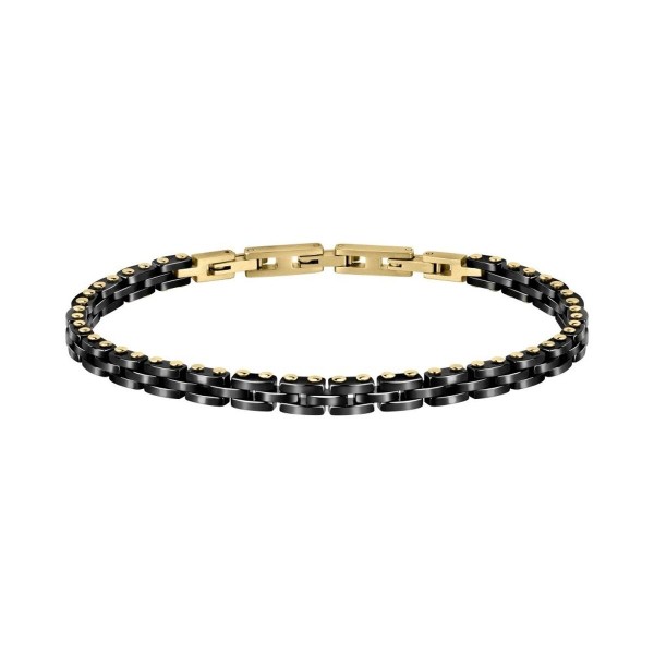 Men's Bracelet Sector SAFR27 Silver Black