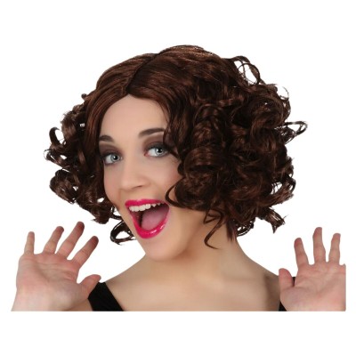 Wigs Brown Curled