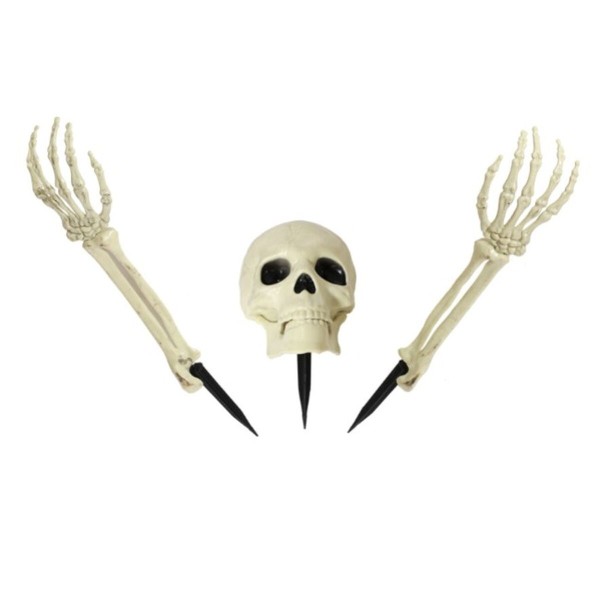 Halloween Decorations Skeleton 37 x 25 cm White