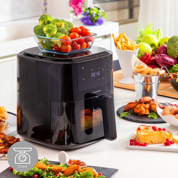 Airfryer vaa’alla InnovaGoods Fryinn Balance 5000 Musta 1500 W 5 L Ruostumaton teräs