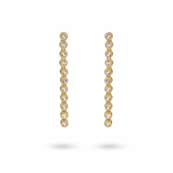 Ladies' Earrings 24KAE 42458Y Golden
