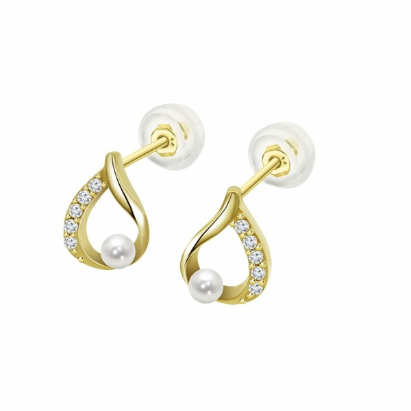 Ladies' Earrings Lotus HIN00391 Golden