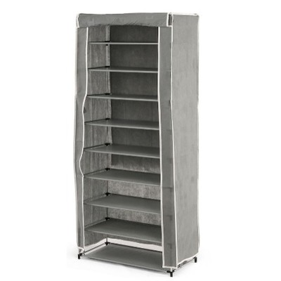 Shoe Rack Kipit Black Grey...