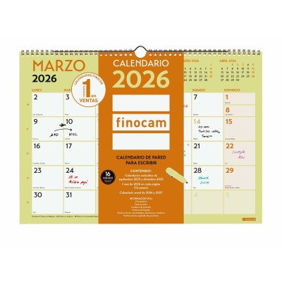 Wall calendar Finocam...