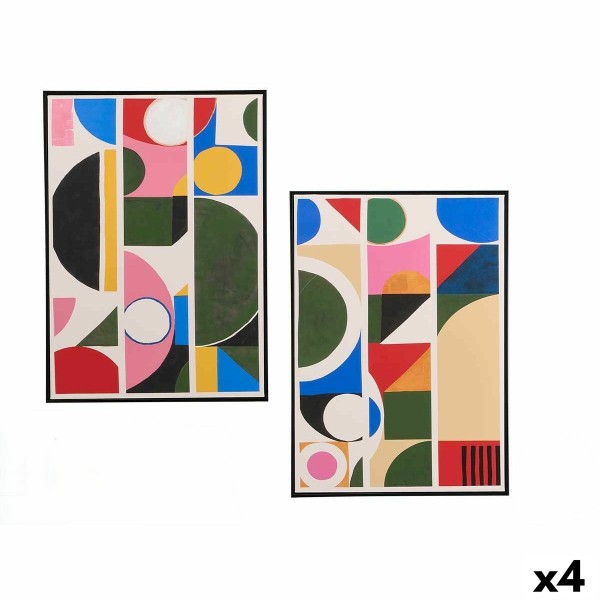 Kangas Gift Decor Abstrakti 50 x 3 x 70 cm (4 osaa)