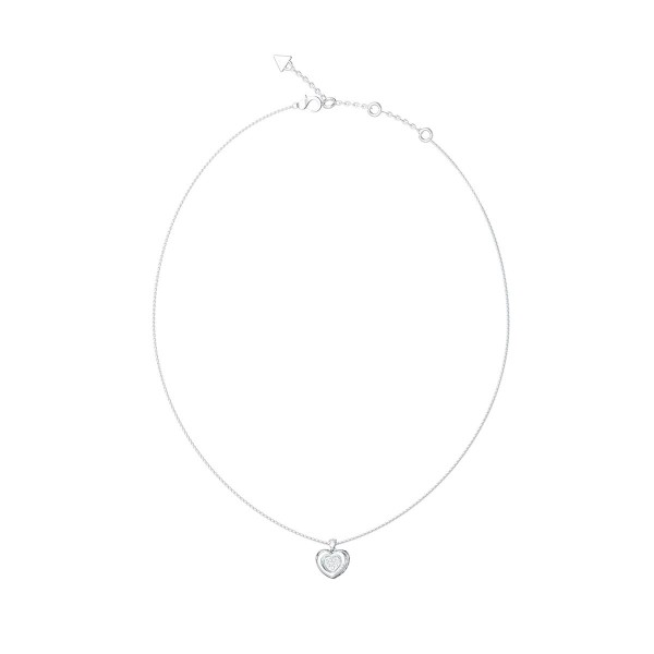 Naiste Kaelakee Guess JUBN05463JWRHT-U Hõbedane