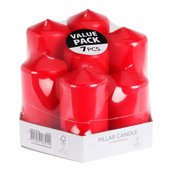 Candle Set Red (7 Units)