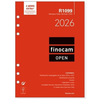 Diary Refill Finocam OPEN...