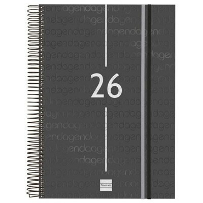 Diary Finocam YEAR Black A4...