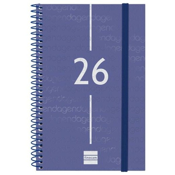 Diary Finocam YEAR Blue 11,7 x 18,1 cm 2026