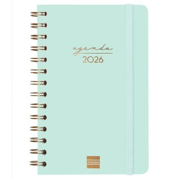 Diary Finocam Alma Mint 11,7 x 18,1 cm 2026