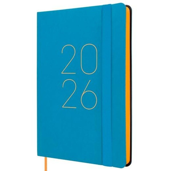 Diary Finocam FLEXI Blue 11,8 x 16,8 cm 2026