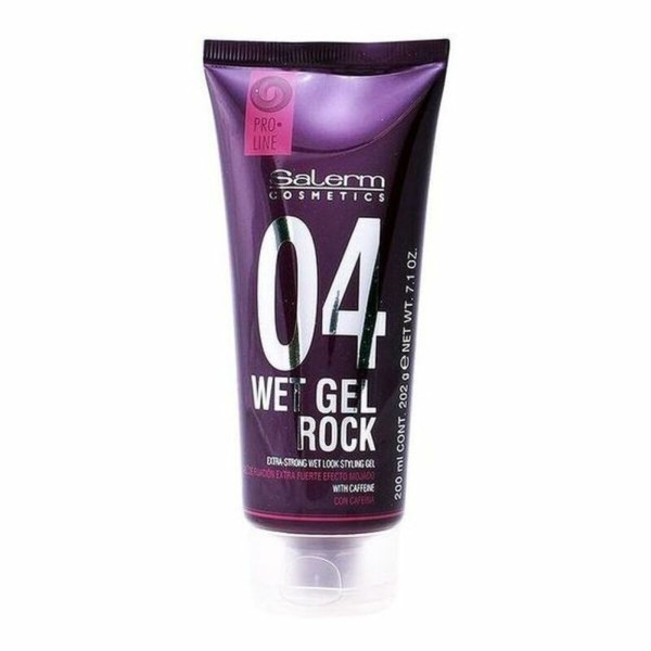 Экстрасильный фиксирующий гель Salerm Wet Gel Rock 200 ml