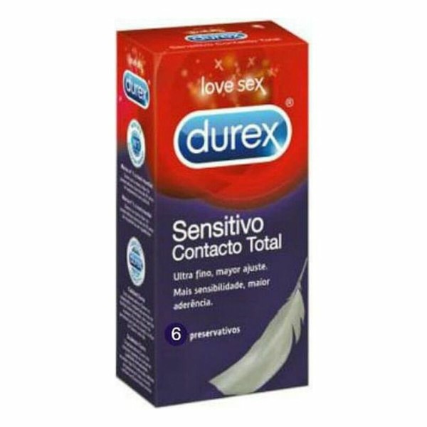 Prezervatyvai Durex Sensitivo Contacto Total 6 Dalys 1 Dalys