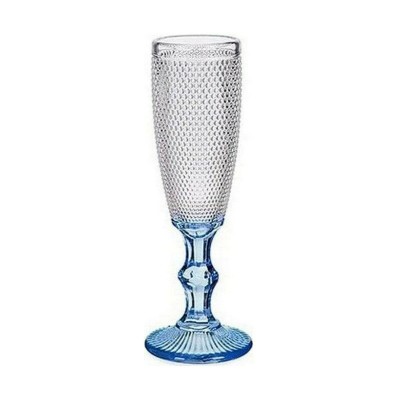 Champagne glass Cobalt blue...