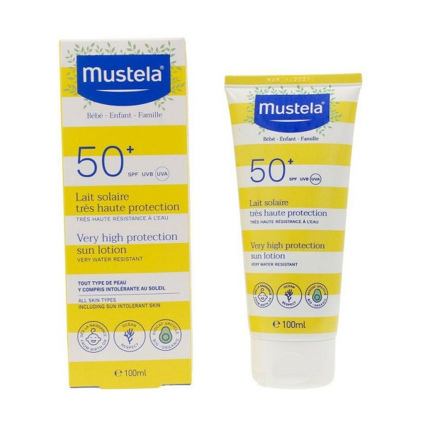 Saulės pienas vaikams Mustela Niño Sol Spf Spf 50+ 100 ml