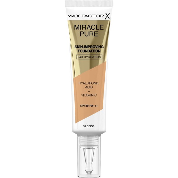 Liquid Make Up Base Max Factor Miracle Pure 55-beige Nº 55-beige Spf 30 30 ml