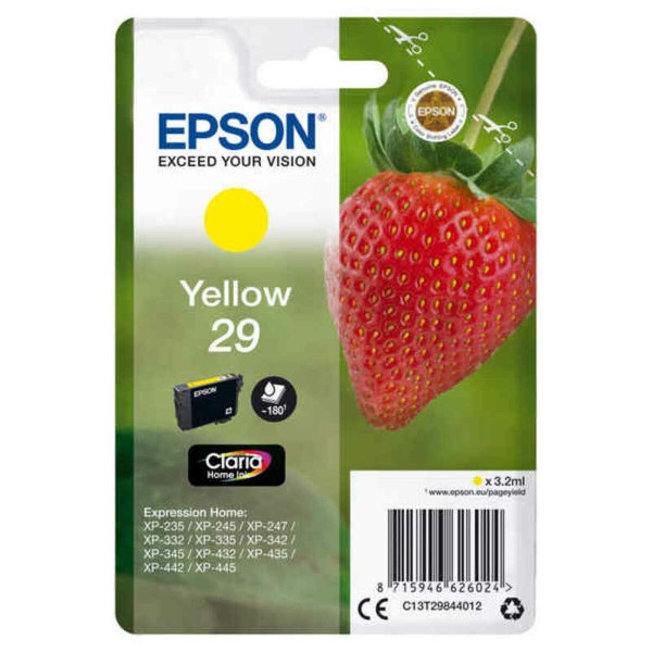 Originaalne Tindikassett Epson T2984 Kollane