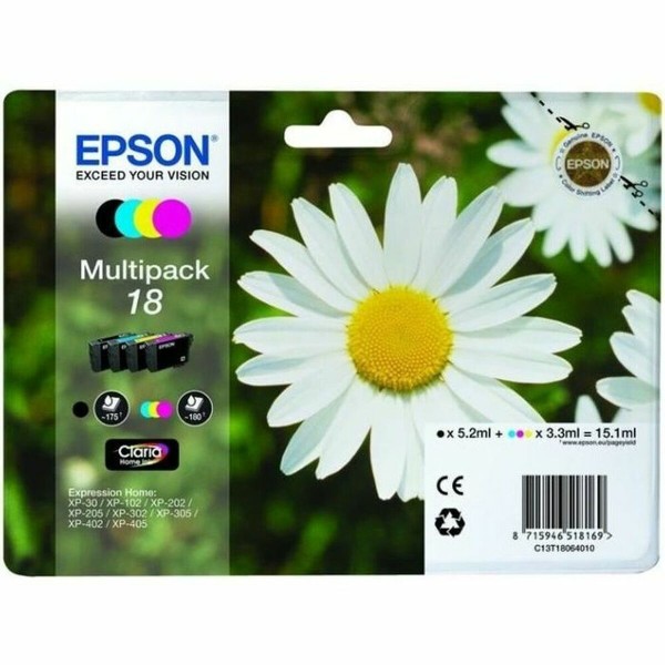 Original Ink Cartridge Epson Multipack Yellow Black Multicolour