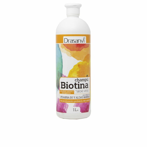 Kosteuttava shampoo Drasanvi Biotina Y Aloe Vera 1 L Biotiini Kuiva hius