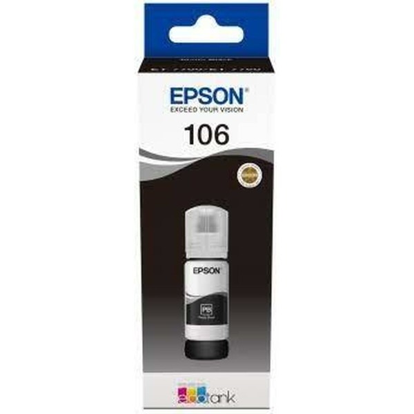 Saderīgs tintes kārtridžs Epson 106 EcoTank Photo Black ink bottle 70 ml Melns