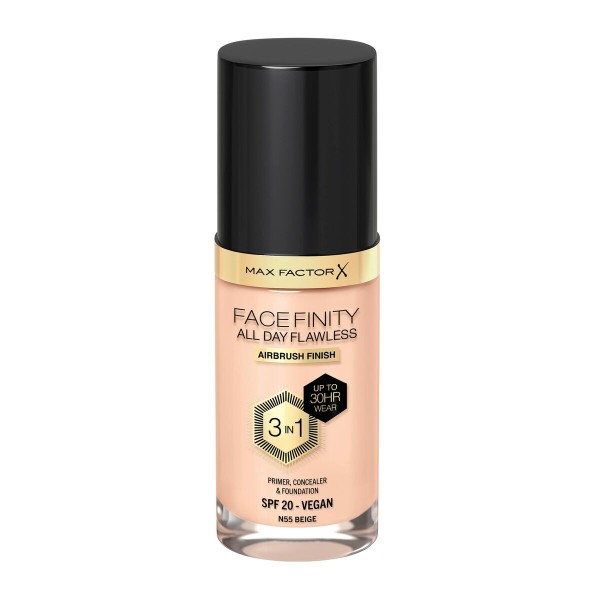 Pohjameikkivoide Max Factor Facefinity Nº 55-beige Spf 20 30 ml 3-in-1