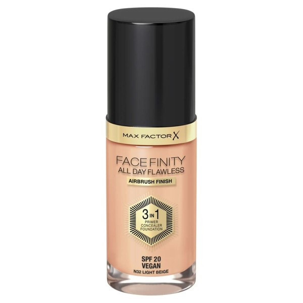 Grima Bāzes Krēms Max Factor Facefinity 3-vienā Spf 20 Nº 32-light beige 30 ml