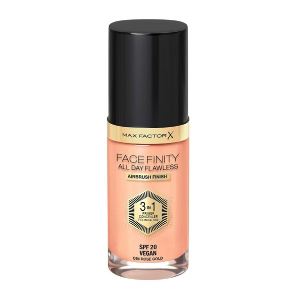 Pohjameikkivoide Max Factor Facefinity Nº 64-rose gold Spf 20 30 ml 3-in-1